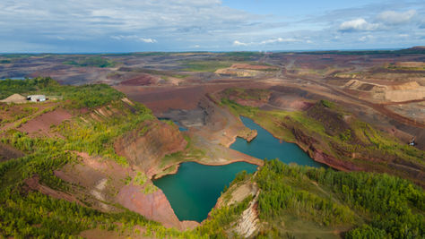 Hull Rust Mine View in Hibbing, Minnesota