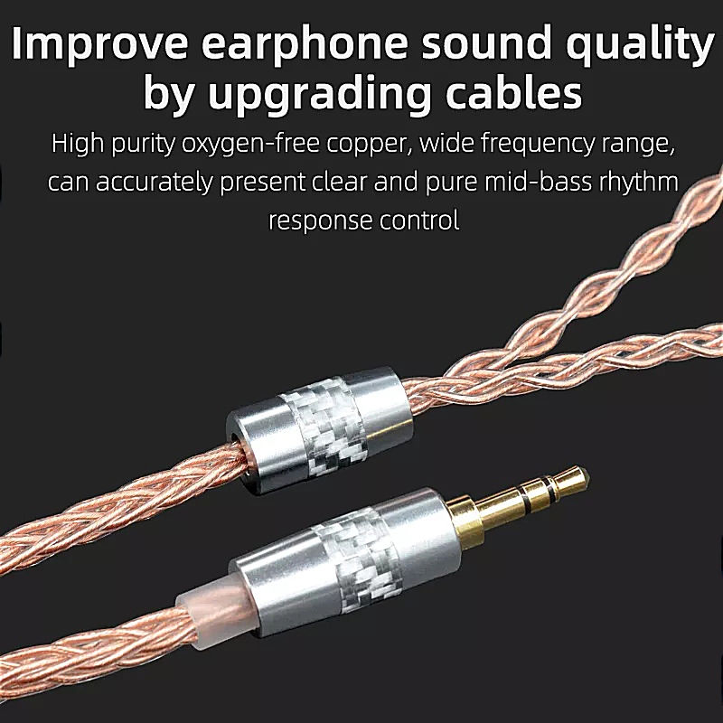 Miniatura: KZ cable OFC (monitoreo profesional)