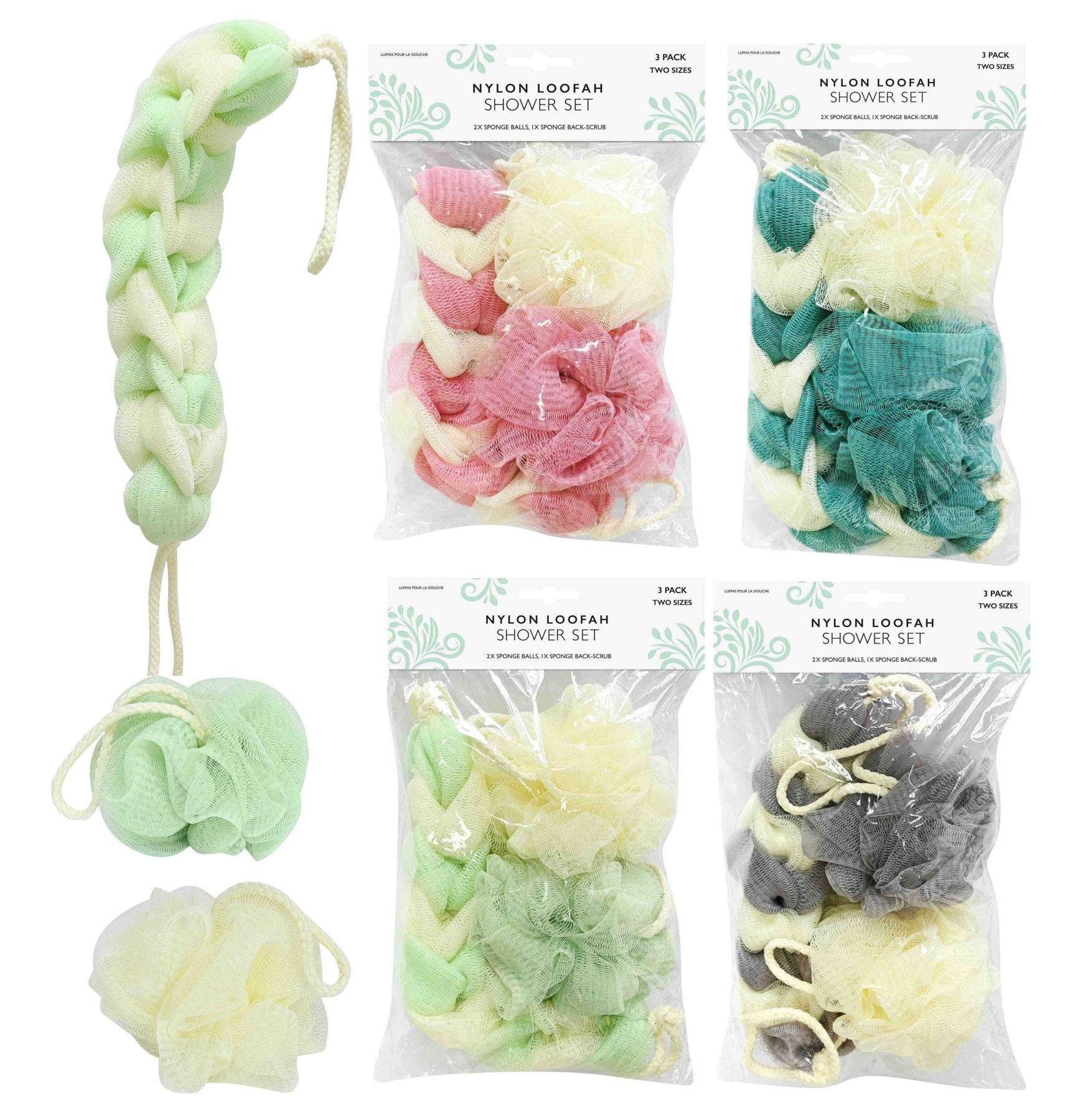 BATH SCRUB & BALL 3PC (AG0326)
