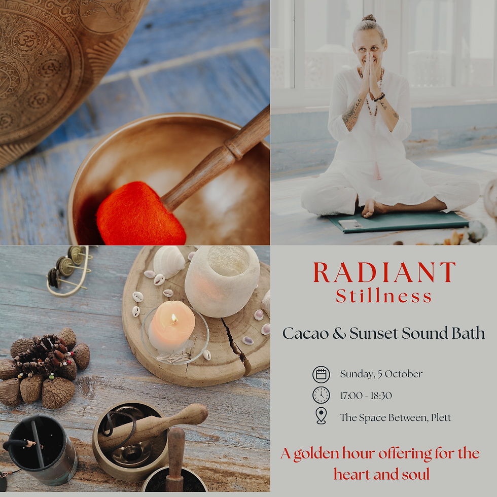 Radiant Stillness: Cacao and Sunset Sound Bath