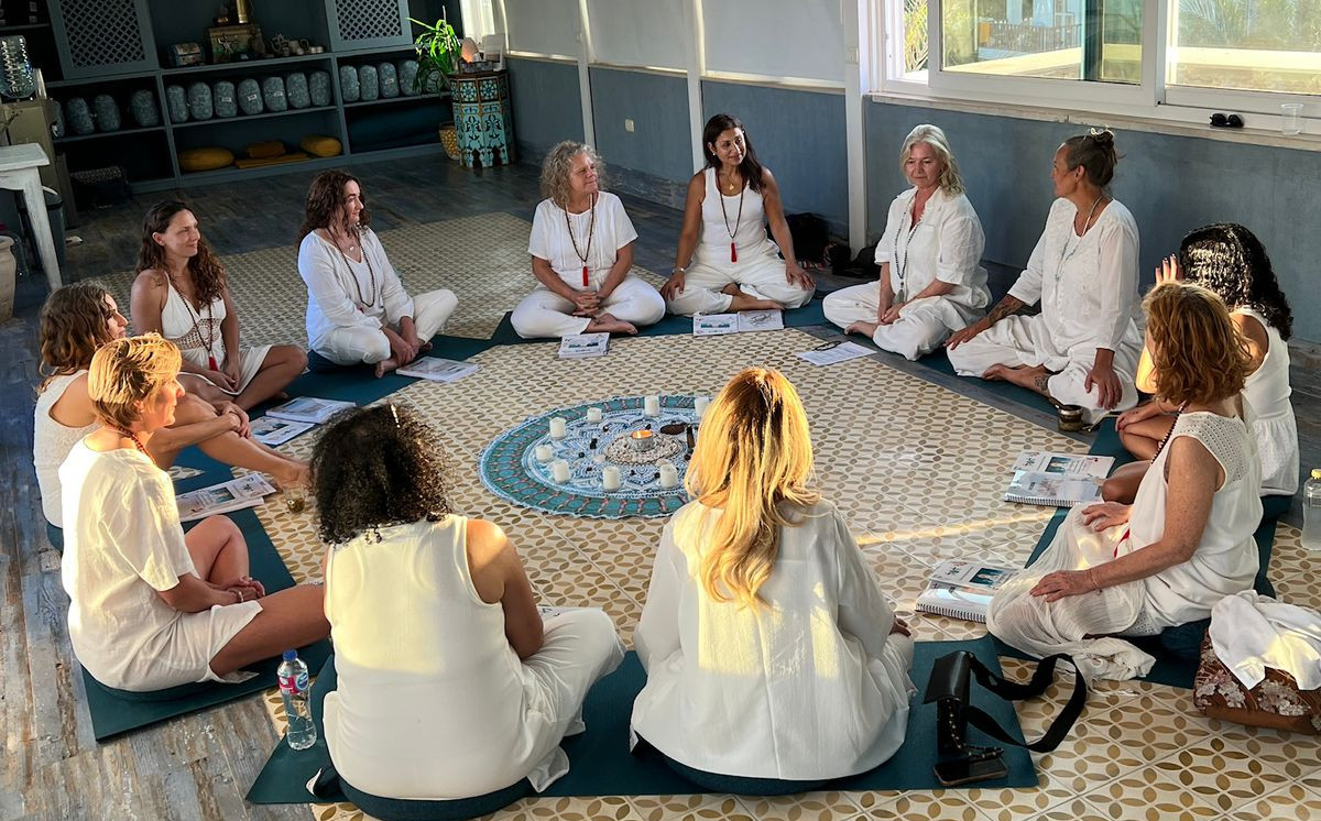 Opening circle at our November 2025 Yin Yoga Teacher Training