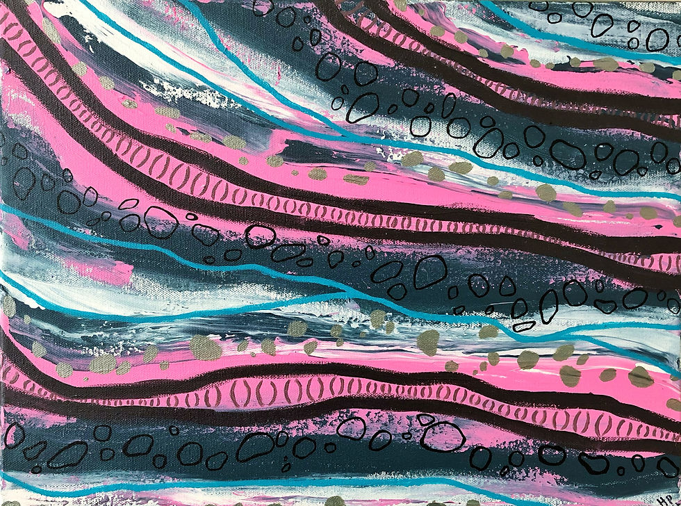 Swirling Marble Degenerating