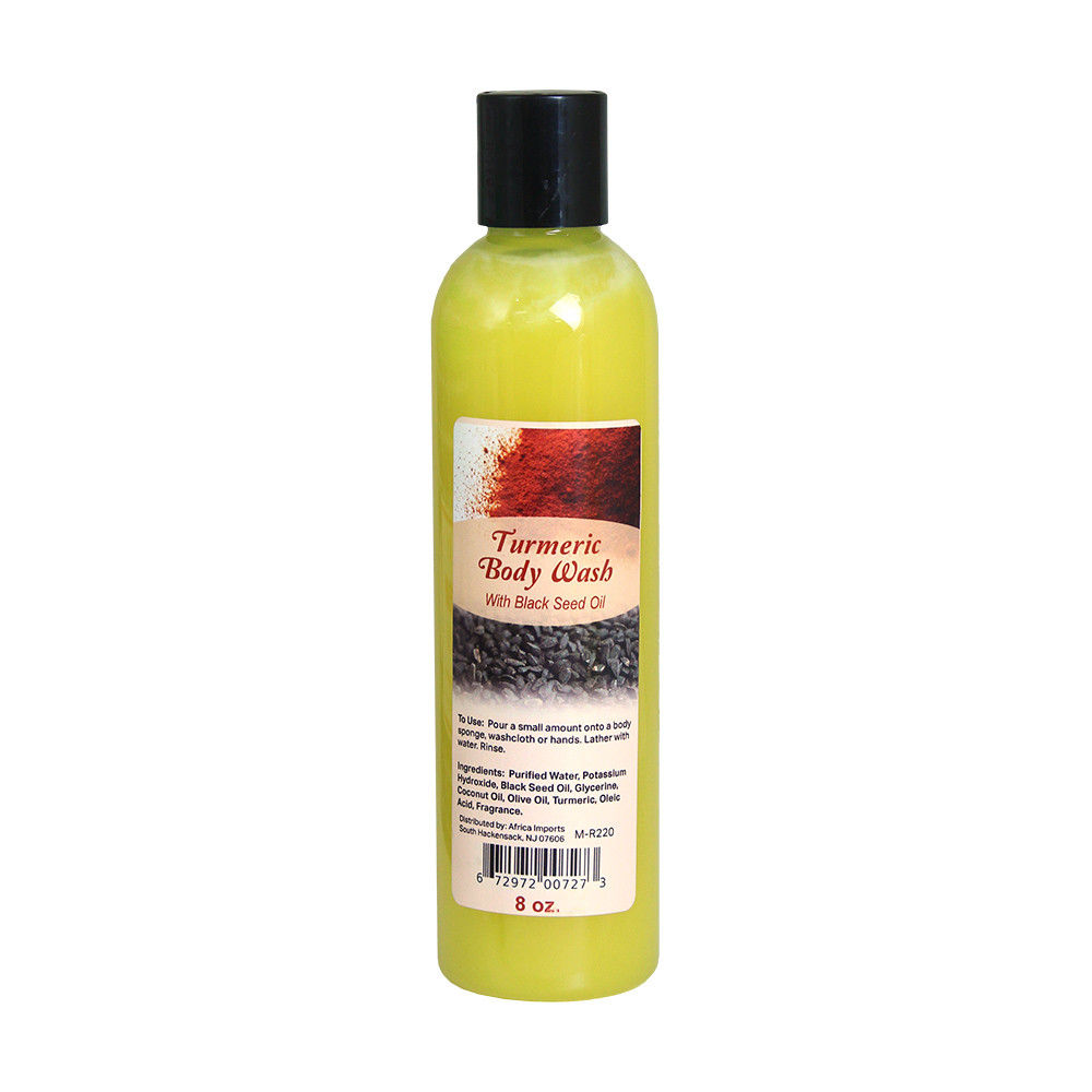 Turmeric & Black Seed Oil Body Wash for Full Skin Health - 8 oz.