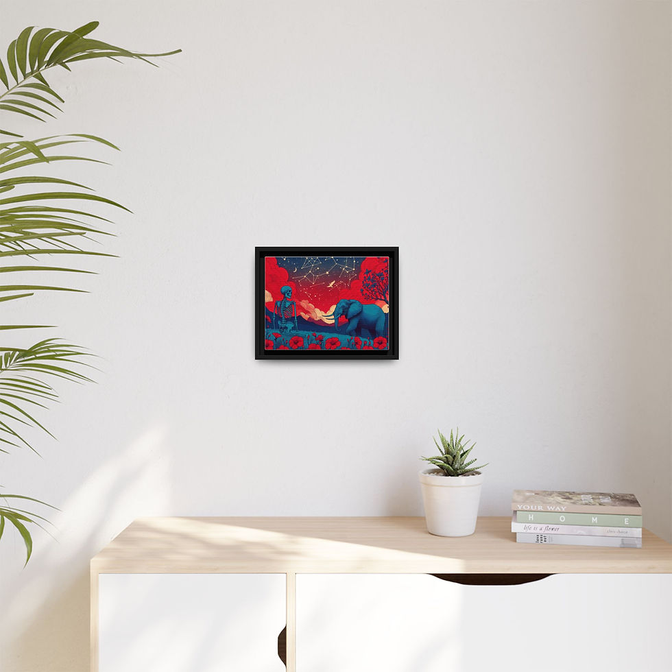Thumbnail: **Gardenia** Framed Canvas