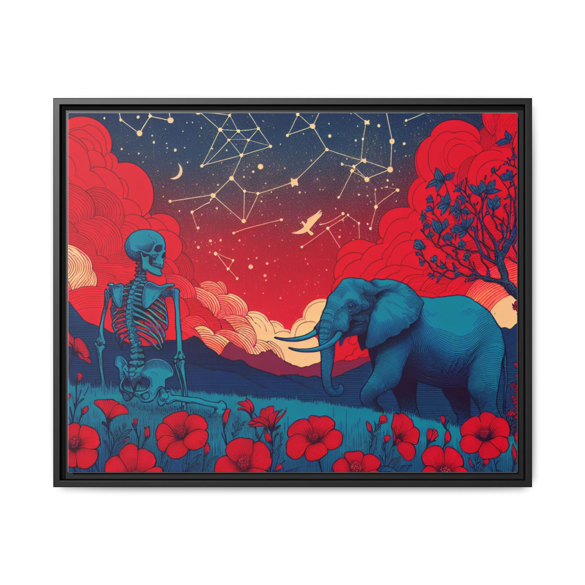 **Gardenia** Framed Canvas