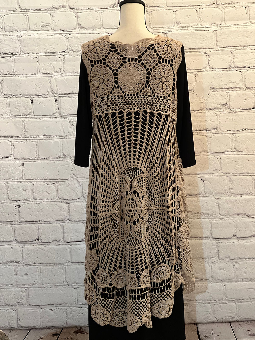 Thumbnail: Crochet Lace Vest