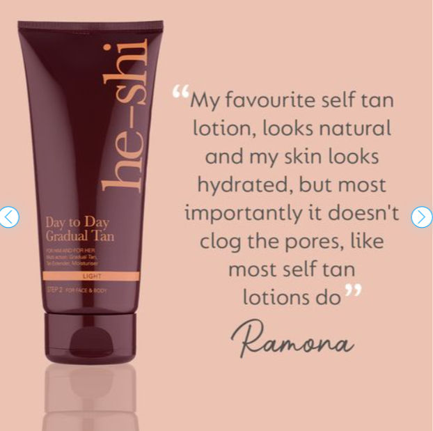 Thumbnail: He-Shi Day to Day Gradual Tan 200ml - Nourishing Self Tan Cream