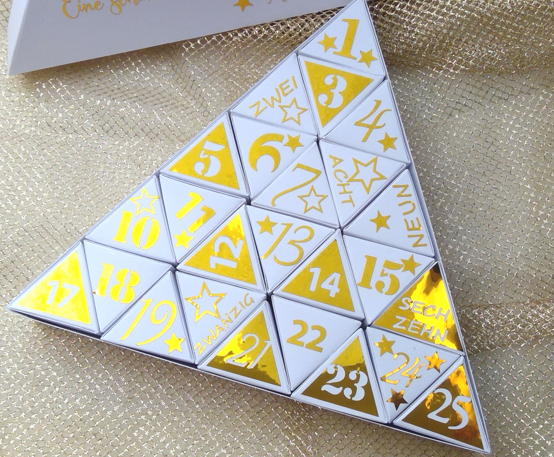 Adventskalender 1-25 Plotterdatei SVG DXF FCM