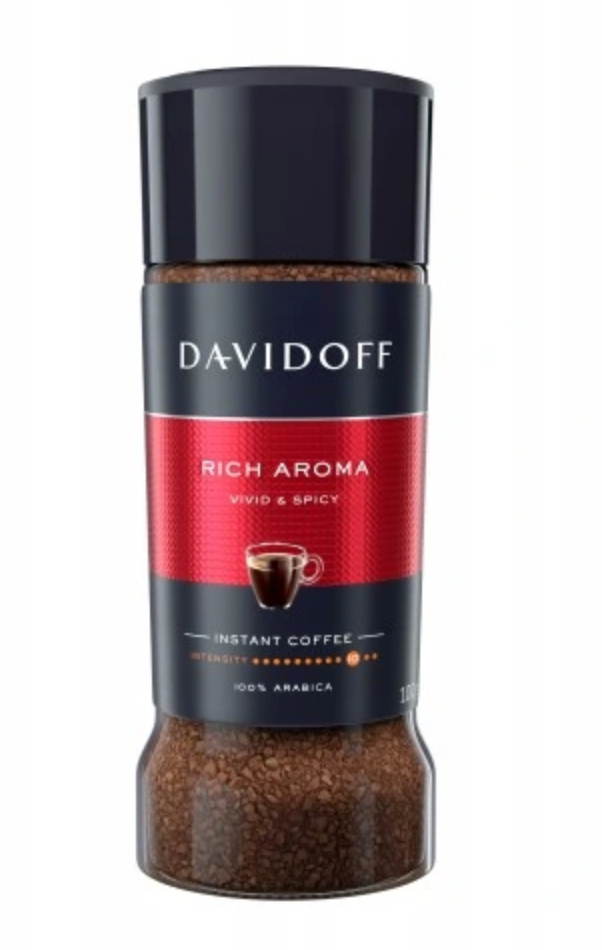 Kawa rozpuszczalna Davidoff Rich Aroma 100 g w słoiku