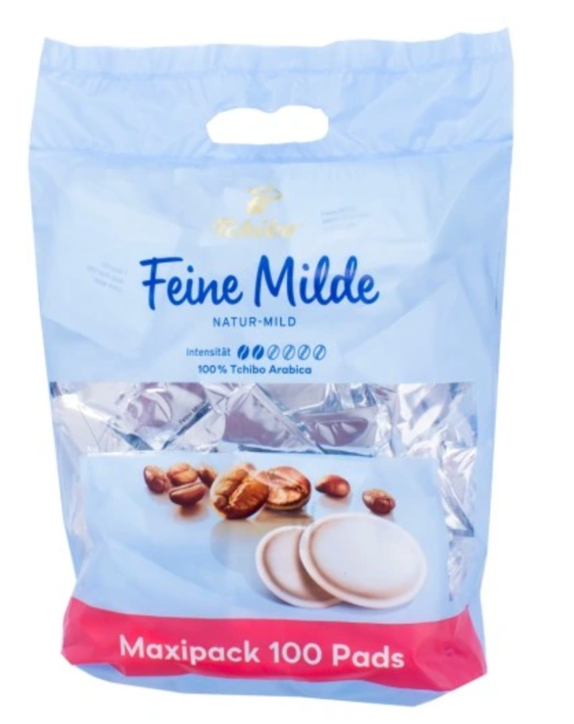 KAWA Tchibo Feine Milde 100 pads SENSEO saszetki Import z Niemiec