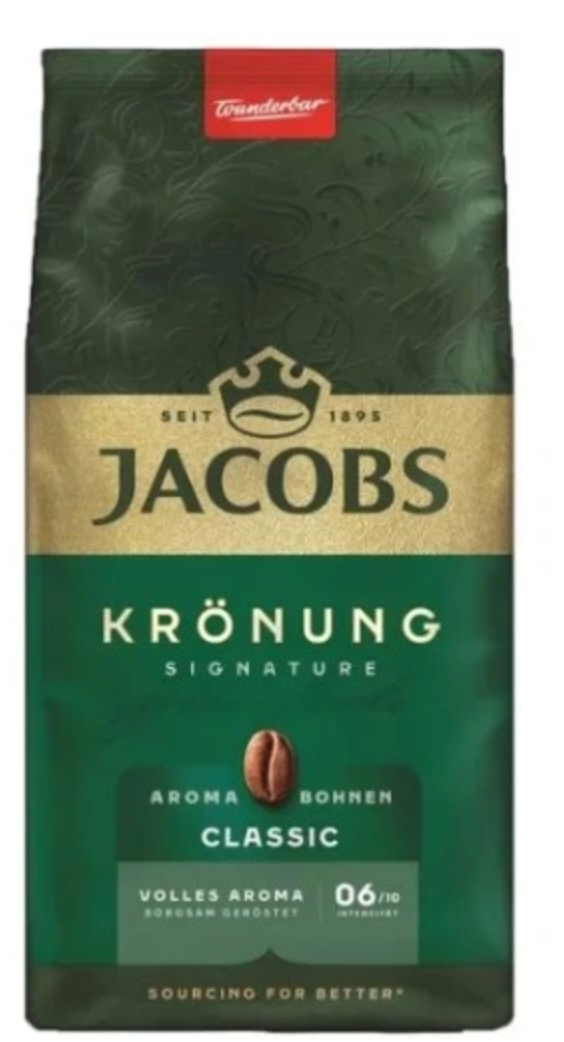 Kawa ziarnista Jacobs Kronung 500 g Import z Niemiec