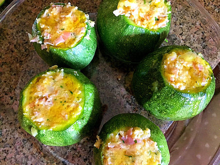 Zucchine Tonde ripiene