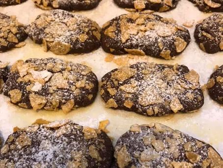 Biscotti al Cacao e Corn Flakes