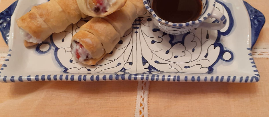 Cannoli di Pasta Fillo con Crema di Latte