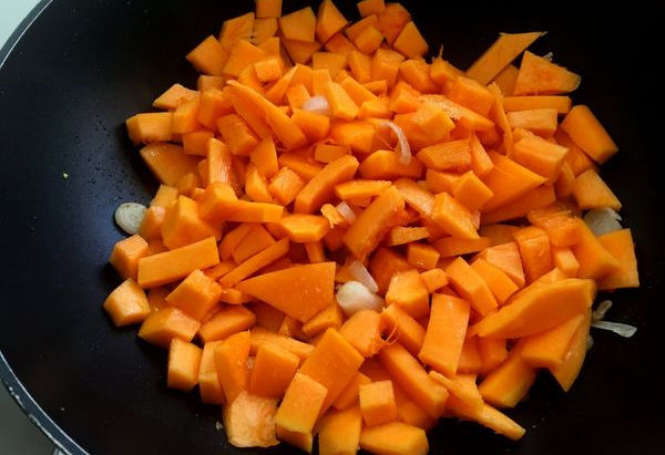 Risotto zucca speck