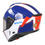 Thumbnail: Airoh Spark Flow Helmet - Blue/Red (Extra Small)