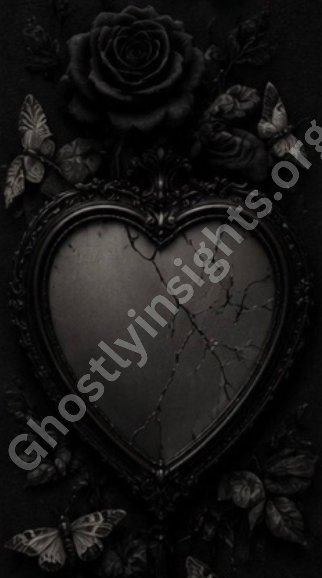 butterfly heart wallpaper