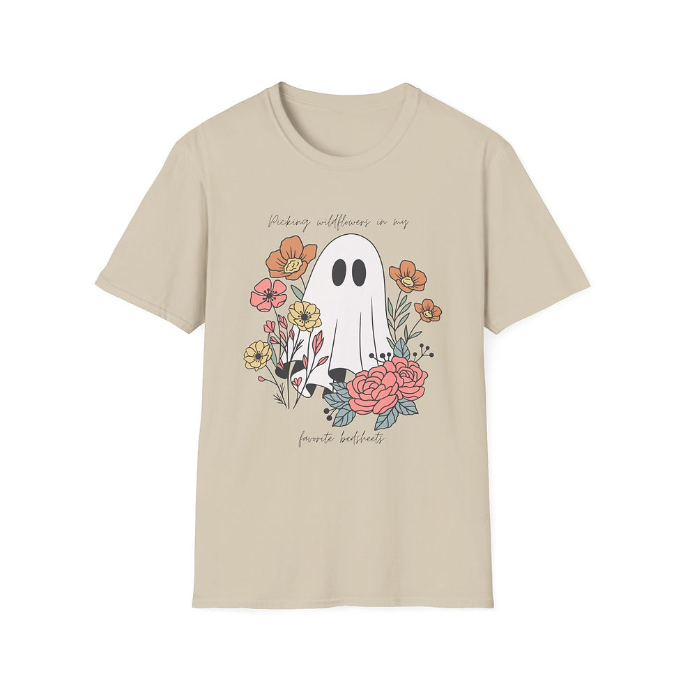 Thumbnail: Floral Ghost T-Shirt — “Picking Wildflowers” Tee
