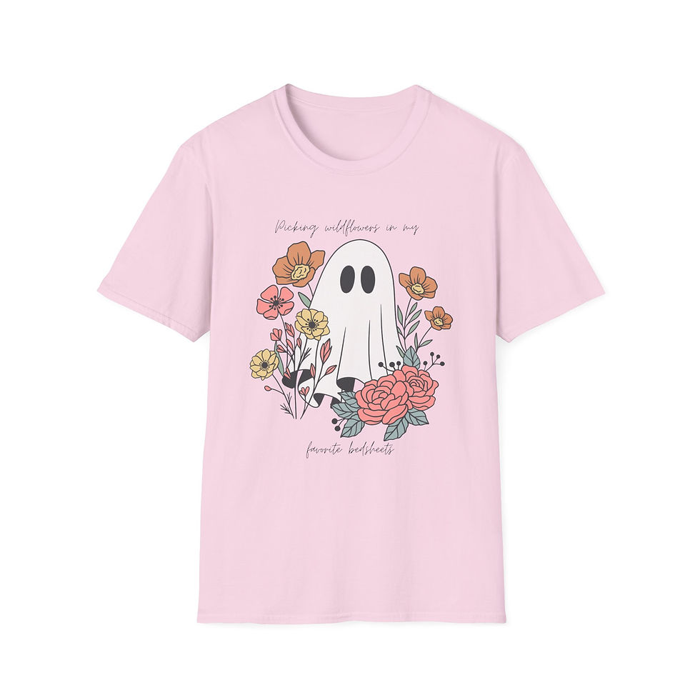 Thumbnail: Floral Ghost T-Shirt — “Picking Wildflowers” Tee