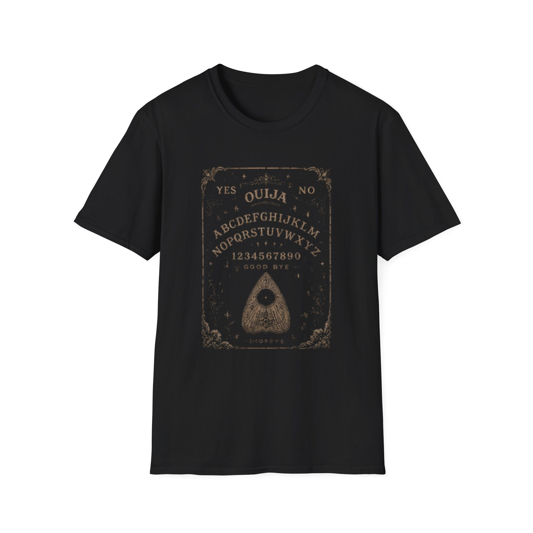 Ouija Planchette T-Shirt — Vintage Spirit Board Tee