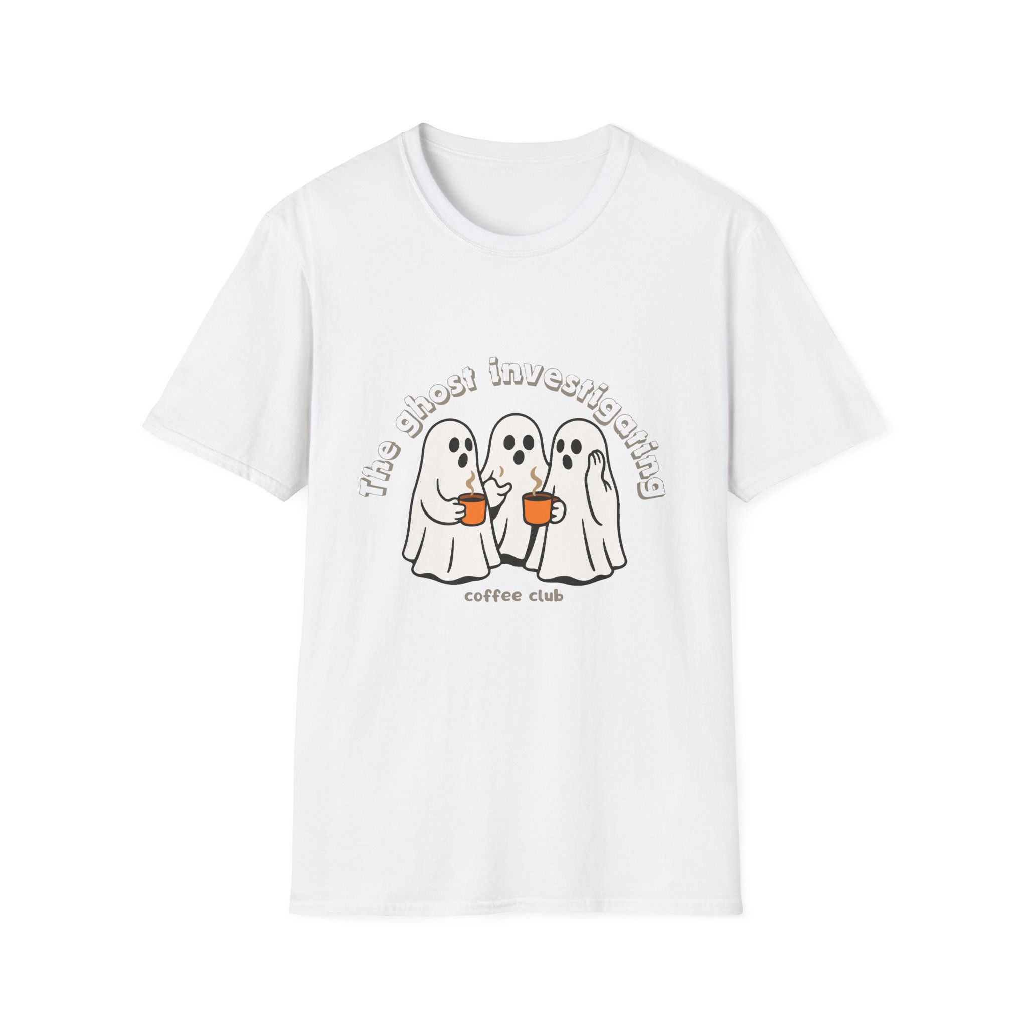 Ghost Coffee Club T-Shirt — "This Ghost Needs Coffee" Cute Halloween Tee