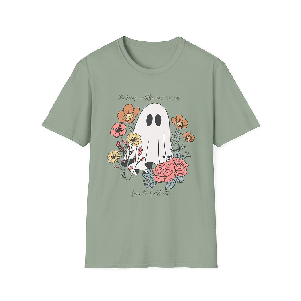 Thumbnail: Floral Ghost T-Shirt — “Picking Wildflowers” Tee