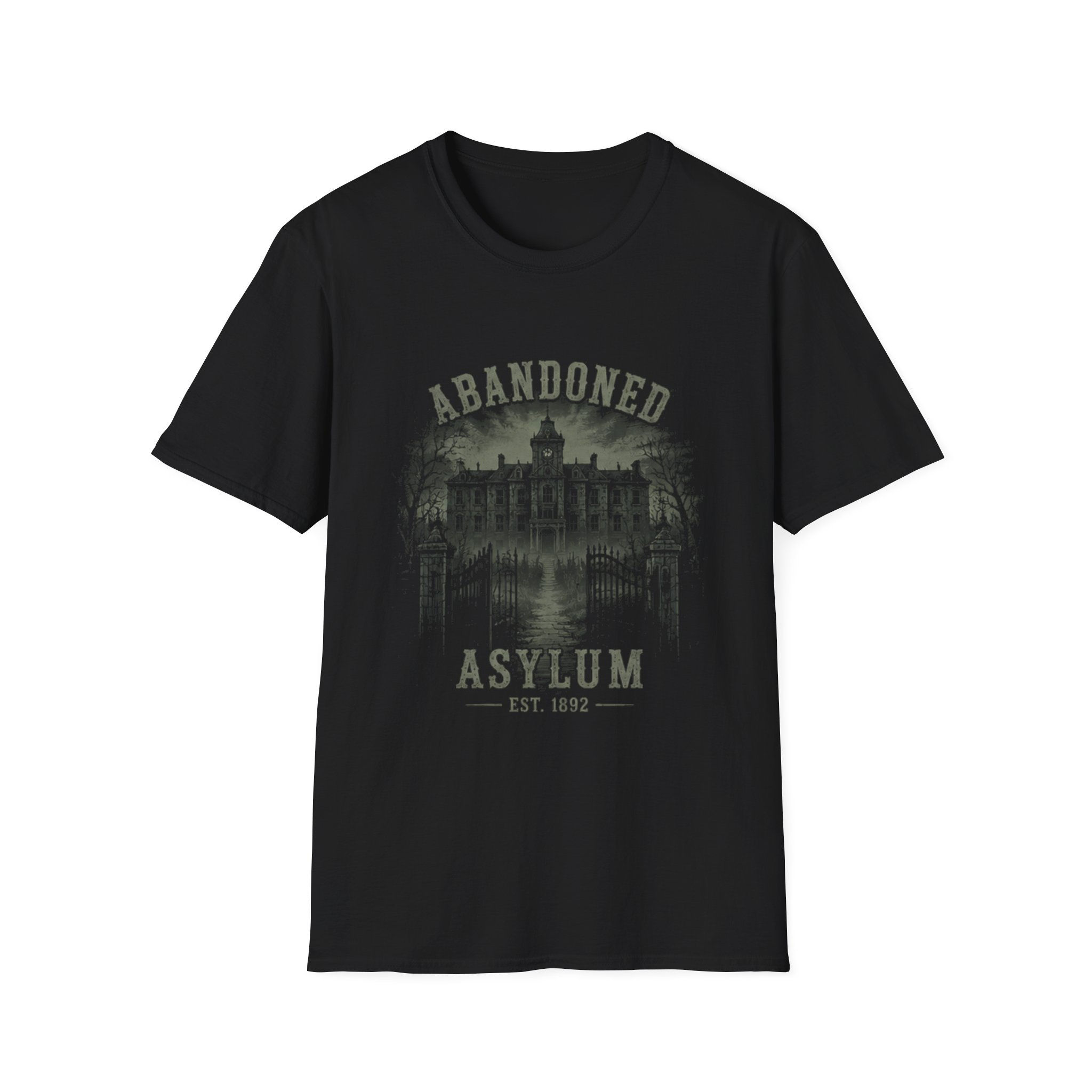 Abandoned Asylum Vintage Tee — Haunted Asylum Graphic T-Shirt