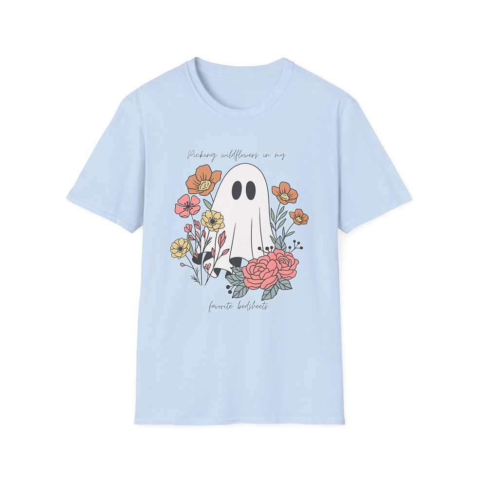 Thumbnail: Floral Ghost T-Shirt — “Picking Wildflowers” Tee