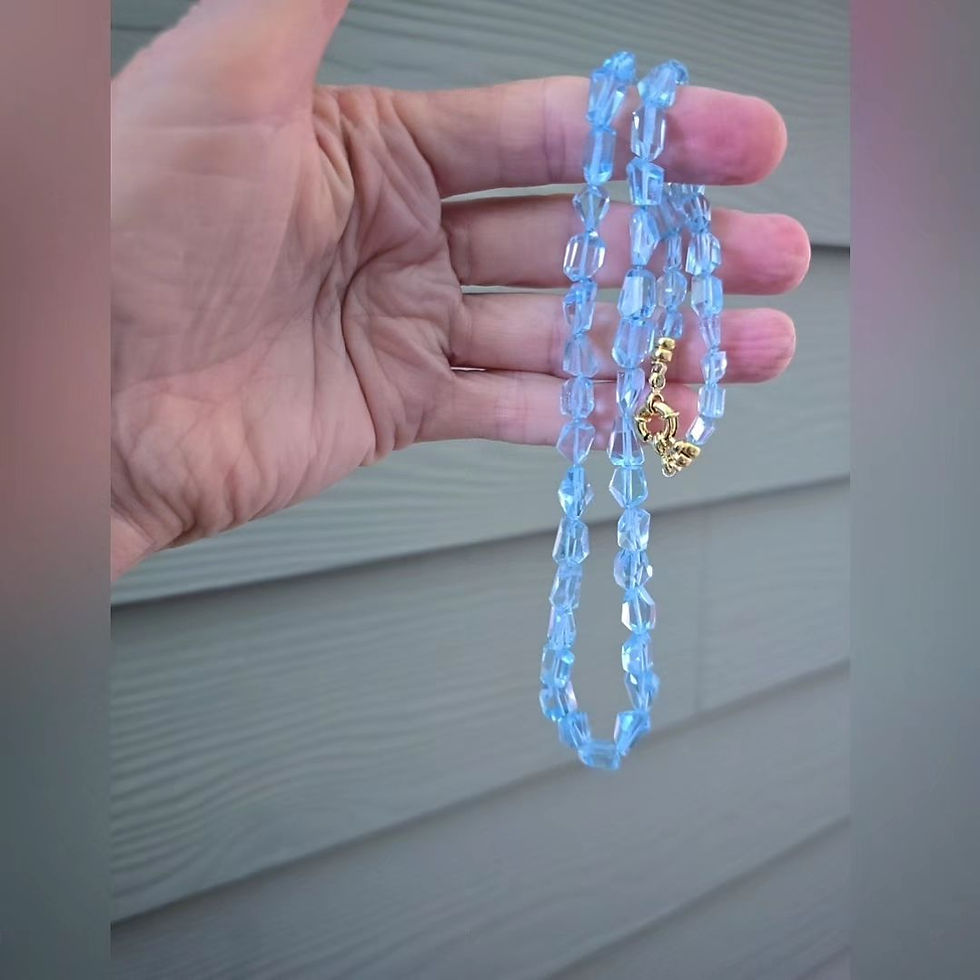 Thumbnail: Caribbean Vibes Blue Topaz Necklace