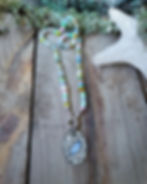 Thumbnail: Candy Opal "Colors of the Season" Knotted Necklace AND/OR Sapphire/Moonstone Tag