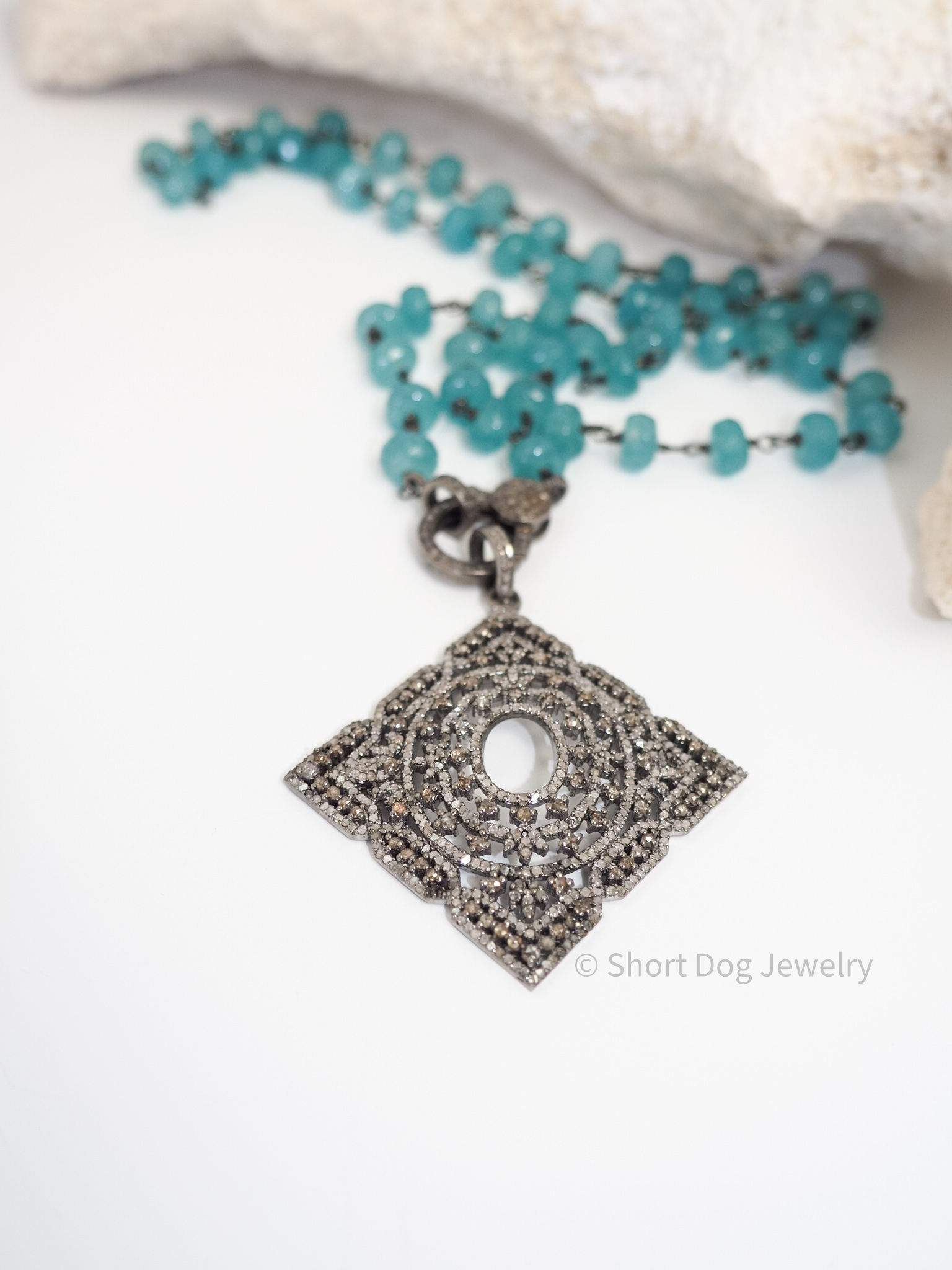 Art-Deco Diamond Pendant