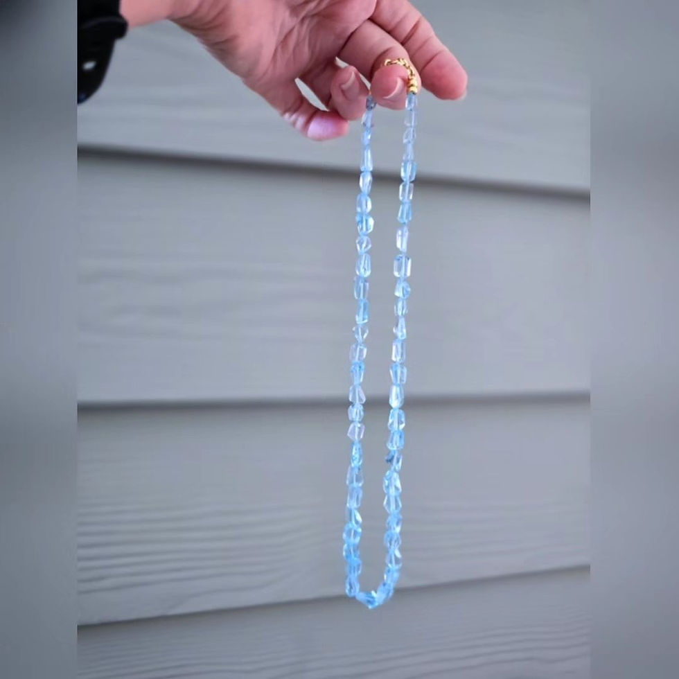 Thumbnail: Caribbean Vibes Blue Topaz Necklace