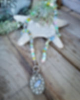 Candy Opal "Colors of the Season" Knotted Necklace AND/OR Sapphire/Moonstone Tag