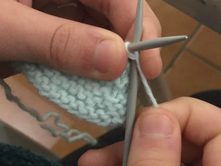 atelier de tricot avec nicole