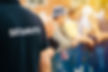 Member of security guard team working on