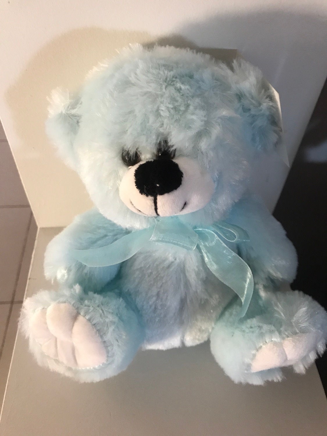 Blue Teddy Bear 20cm