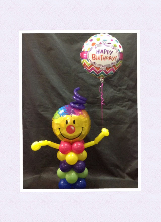 Smilely Man Balloon Delivery