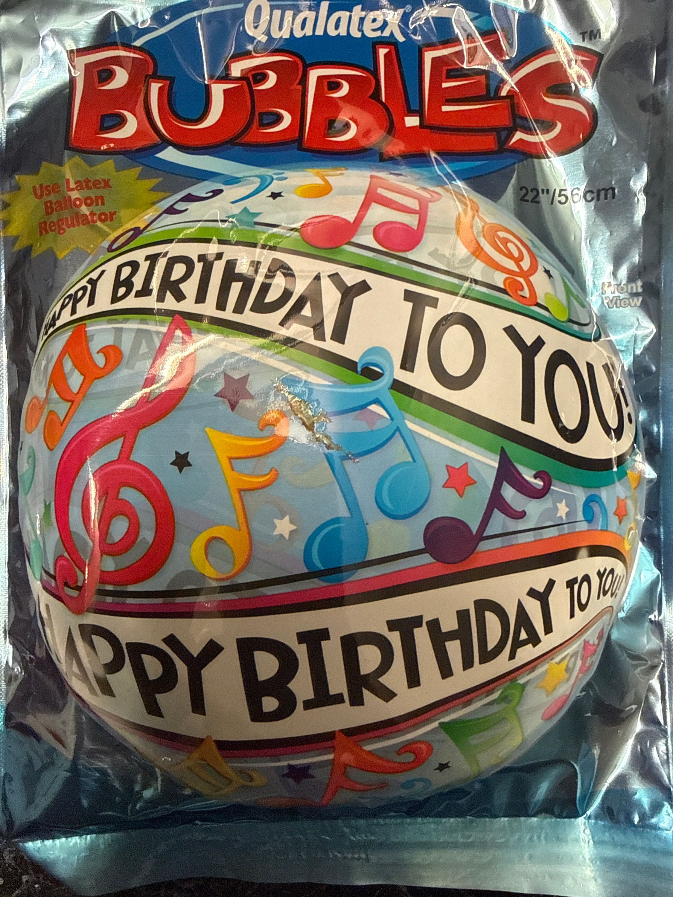 Happy Birthday Balloon in a Box Surprise Music