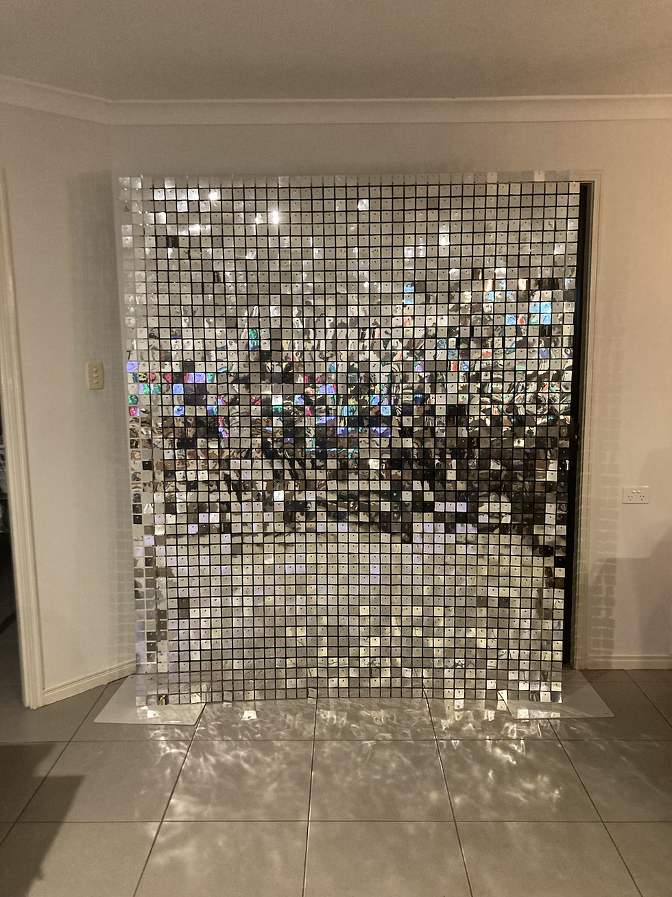 Thumbnail: Shimmer Wall Hire and 4m Balloon Garland