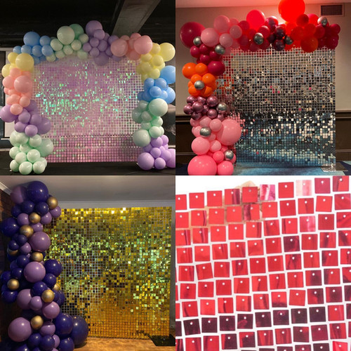 Shimmer Wall and Balloon Garland Hire Brisbane