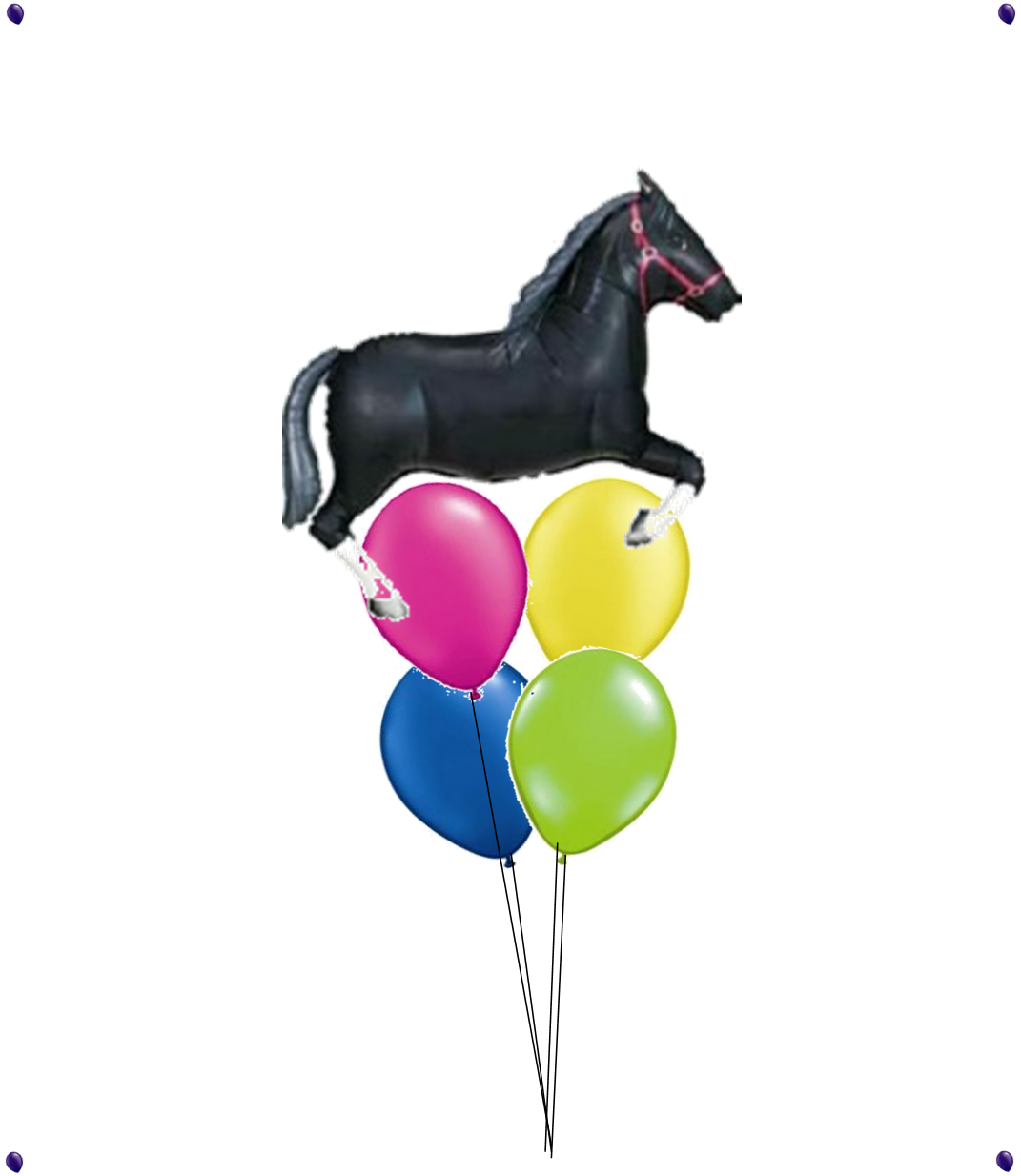 Horse Balloon Bouquet