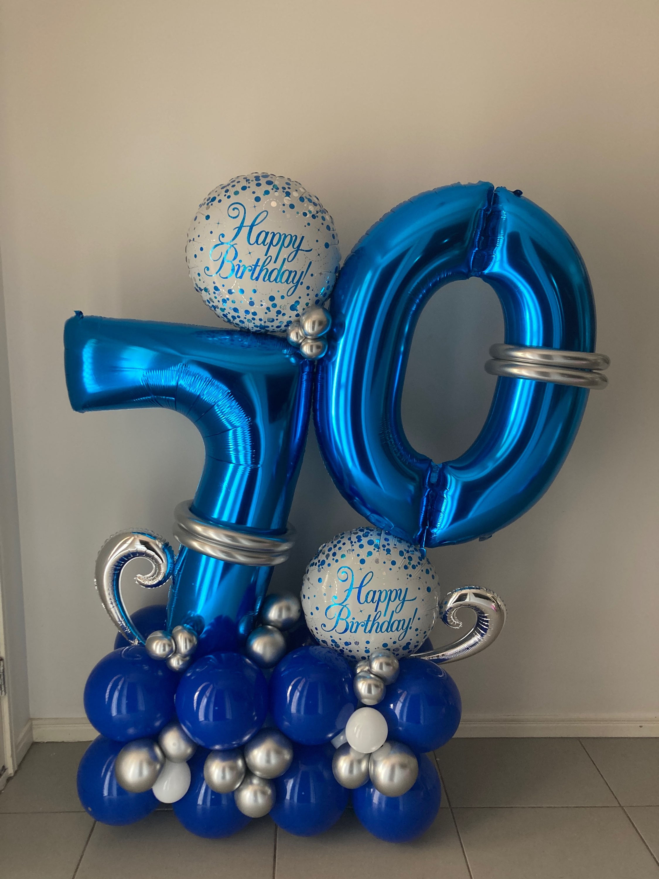 Happy Birthday Fizz Marquee Balloon Display