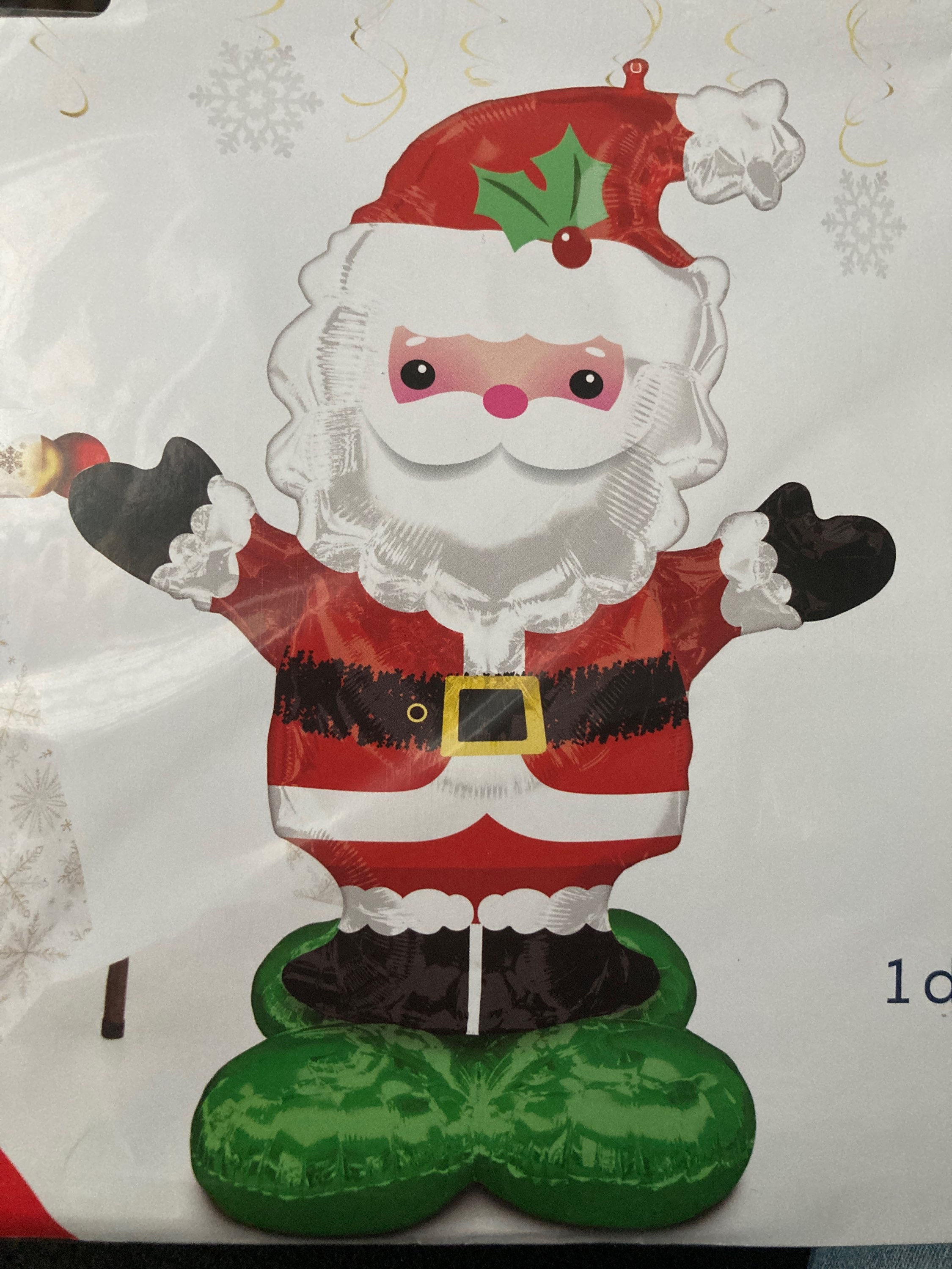 Santa Christmas Balloon Display