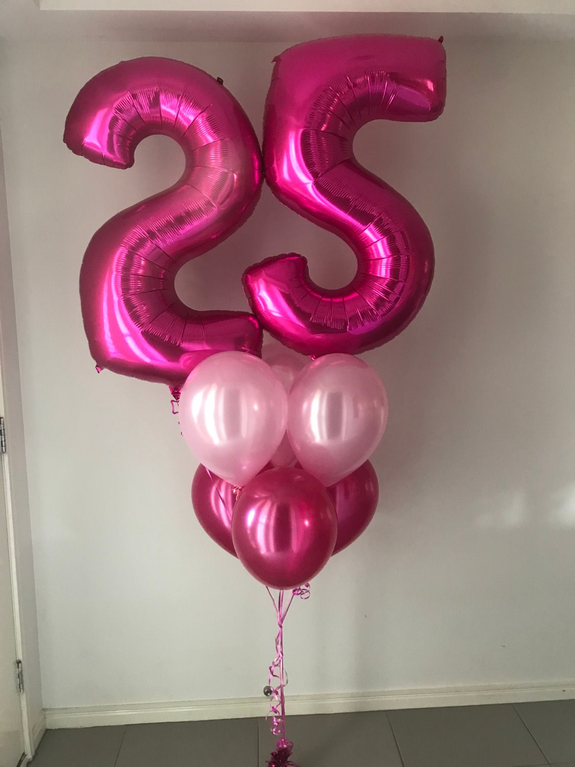 Double Number Balloon Bouquet