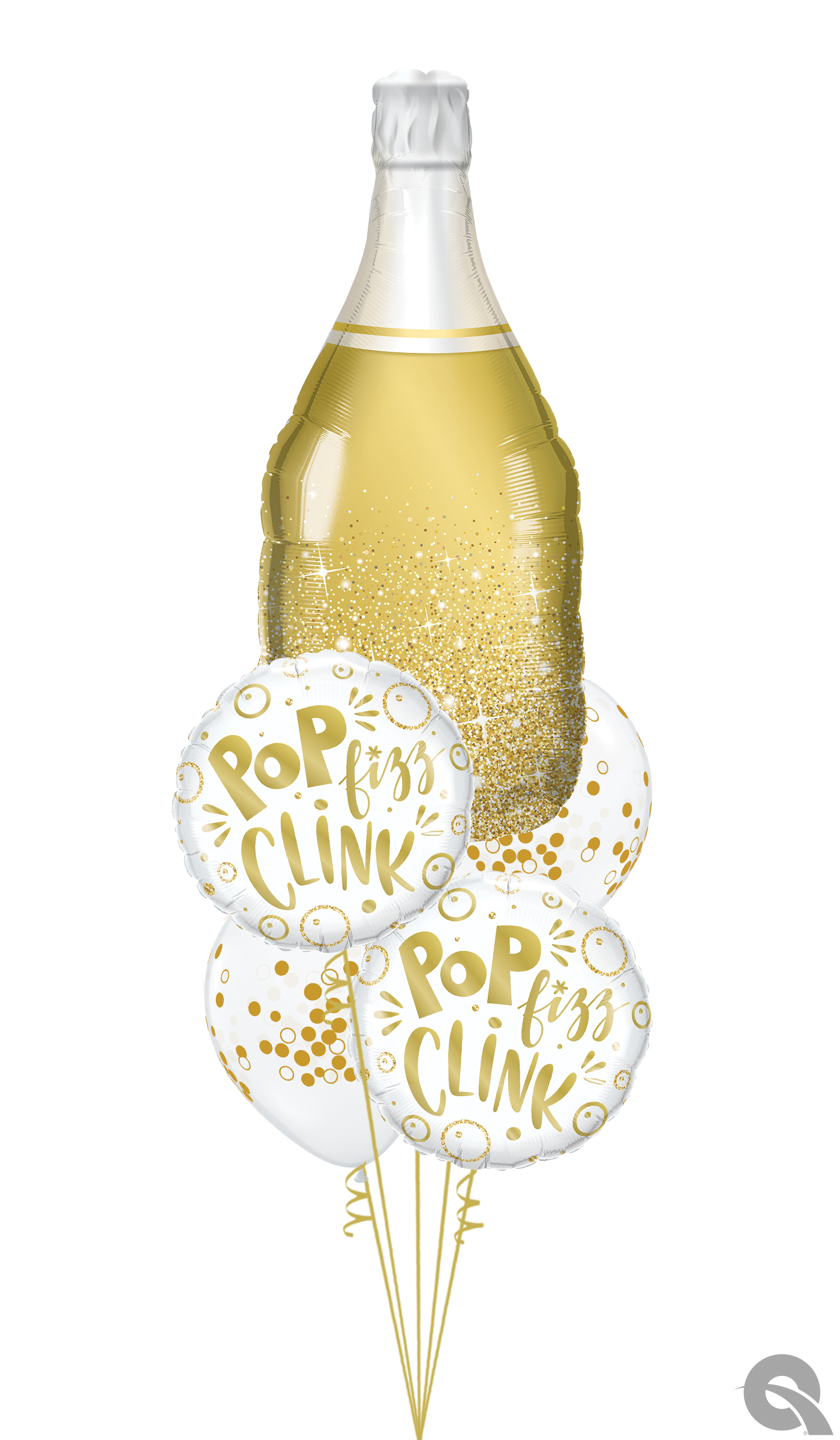 Smile, There's Bubbly Balloon Bouquet