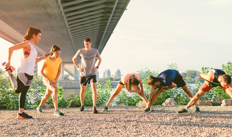 Gruppe Workout