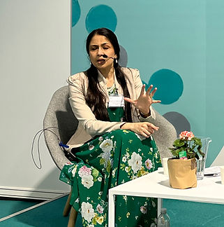 Dr. Vidya Seshadri participating at a reproductive healthcare seminar