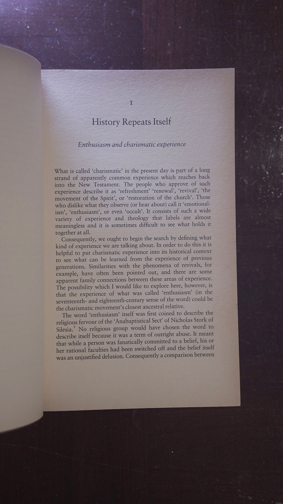 Thumbnail: Interpreting Charismatic Experience