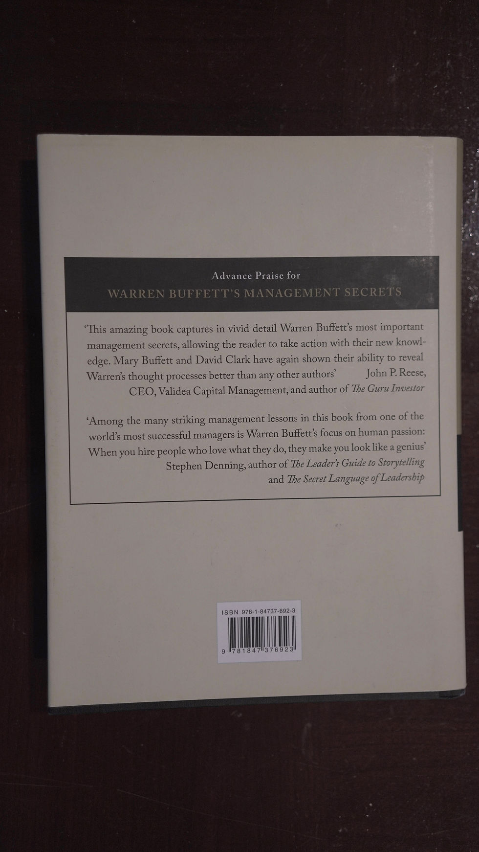 Thumbnail: Warren Buffet's Management Secrets