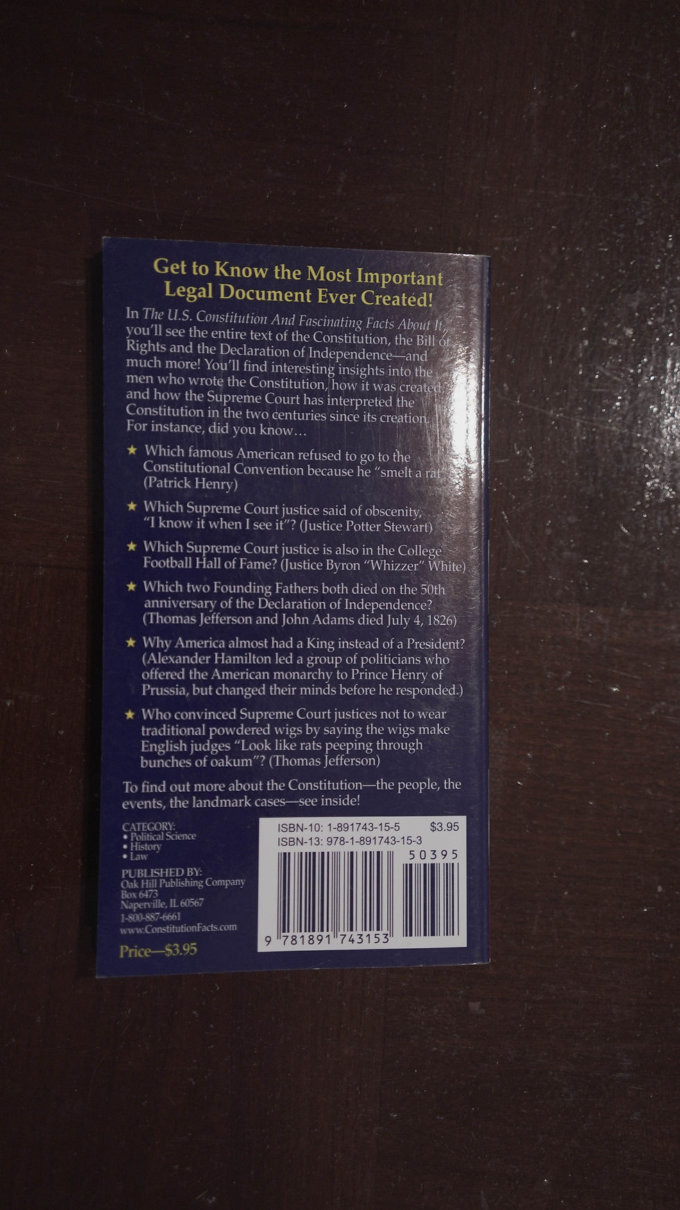 Thumbnail: The US Constitution and Fascinating Facts about it